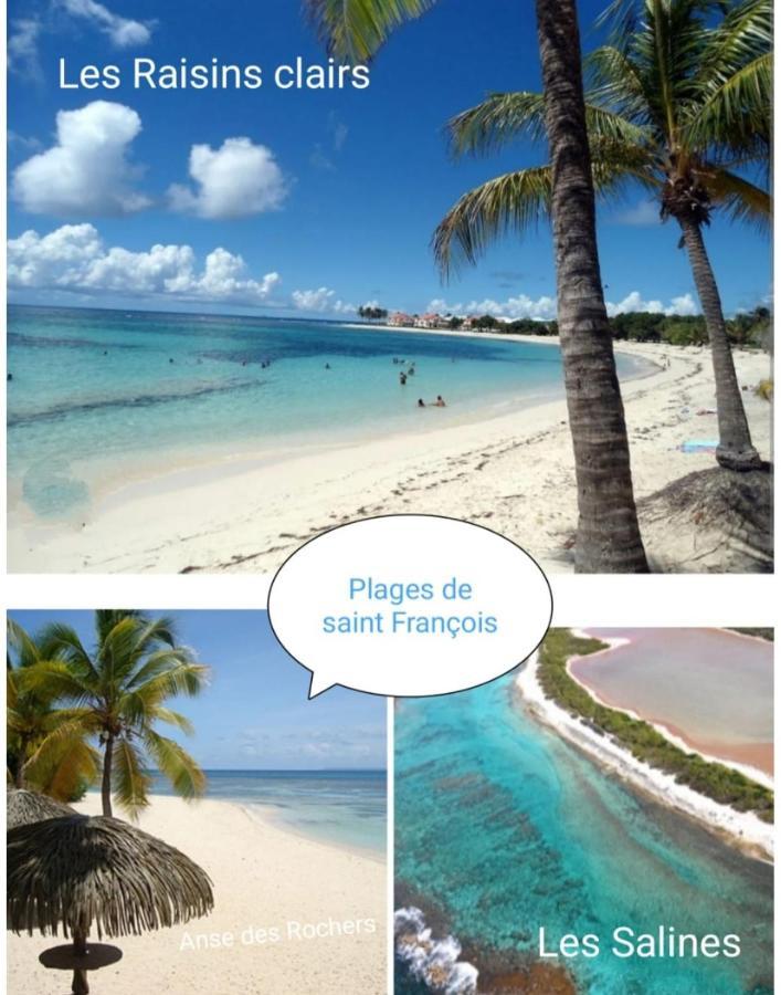 Bungalow Tout Confort Avec Piscine Partagee A 5 Mn De La Mer Saint-Francois  Exterior foto